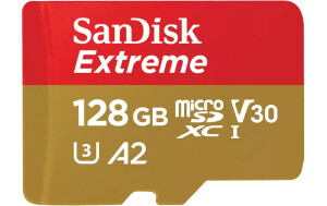 SanDisk microSDXC 128GB Extreme U3 A2 V30