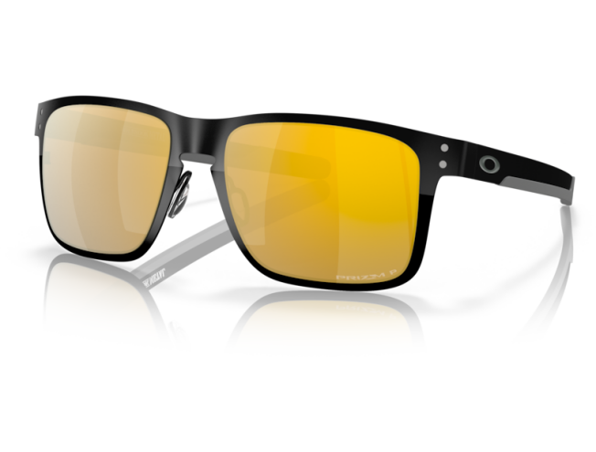 Päikeseprillid OAKLEY Holbrook Metal Polished Black Prizm 24k Polarized Polished Black Prizm 24k Polarized