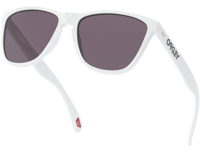 OAKLEY Frogskins 35th Anniversary Polished White Prizm Grey 35th Anniversary Polished White Prizm Grey