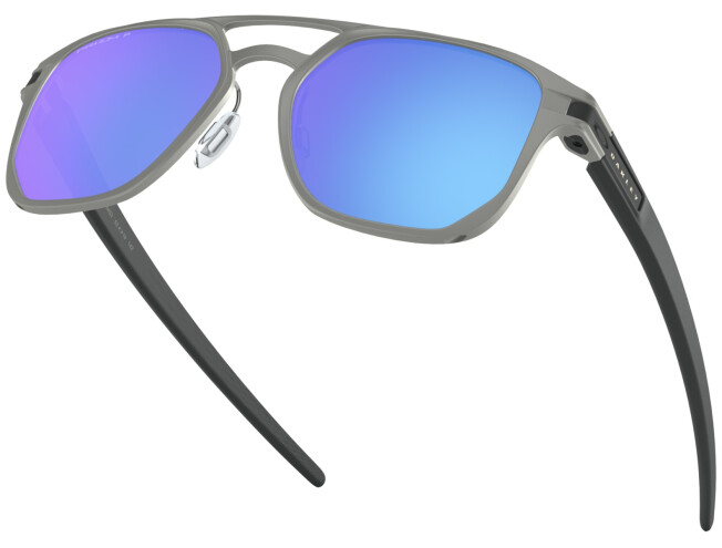 OAKLEY Latch Alpha Matte Light Gunmetal Prizm Sapphire Polarized Matte Light Gunmetal Prizm Sapphire Polarized