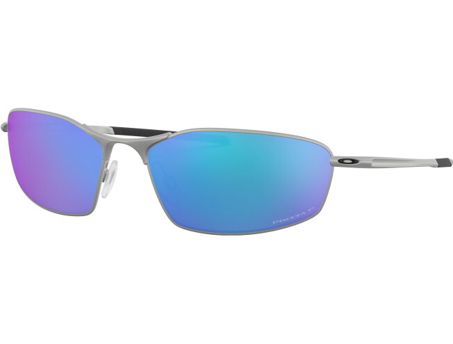 OAKLEY Whisker Satin Chrome Prizm Sapphire Polarized