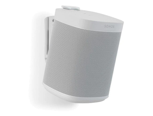 Wall Mount for Sonos One, One SL and Play:1	Single, White Single - White