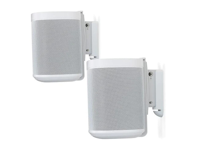 Wall Mount for Sonos One, One SL and Play:1 Pair, White Pair - White