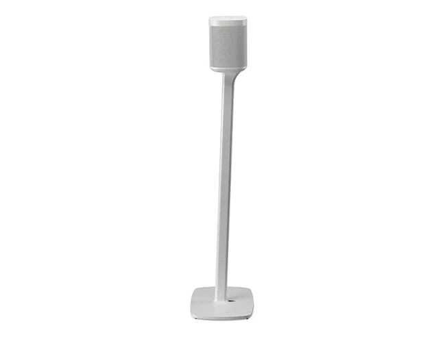 Floor Stand for Sonos One, One SL and Play1, Pair, White Pair - White