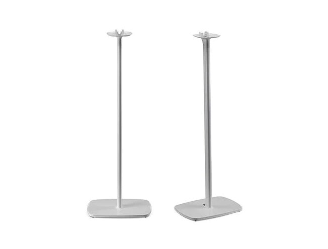 Floor Stand for Sonos One, One SL and Play1, Pair, White Pair - White