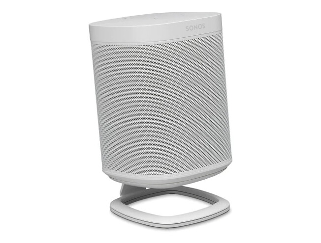 Desk Stand for Sonos One, One SL and Play1, Single, White White