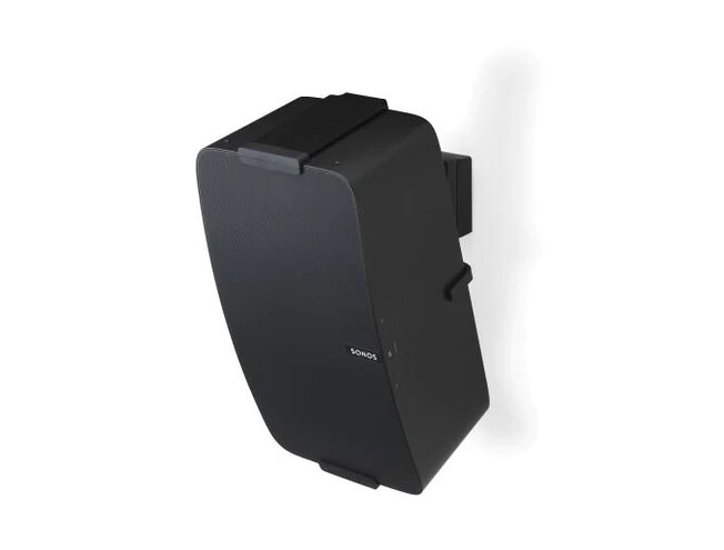 FLEXSON  VERTICAL WALL MOUNT FOR SONOS FIVE & PLAY:5 Black