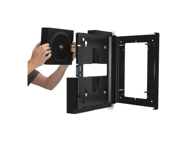 Wall Mount for 4 Sonos Amps, Single, Black