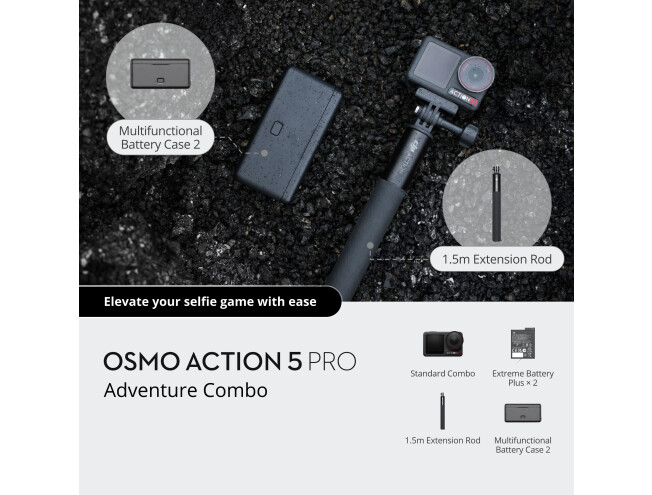 Spordikaamera DJI Osmo Action 5 Adventure Combo Adventure Combo