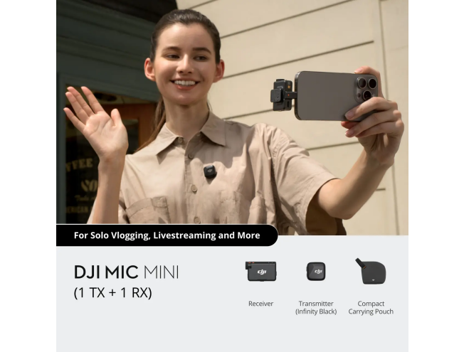 Mikrofon DJI Mic Mini (1tx + 1rx) 1TX + 1RX