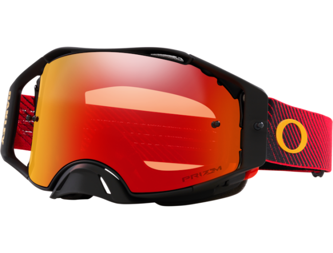 Krossiprillid OAKLEY Airbrake MX Red Flow Prizm MX Torch Iridium Red Flow Prizm MX Torch Iridium