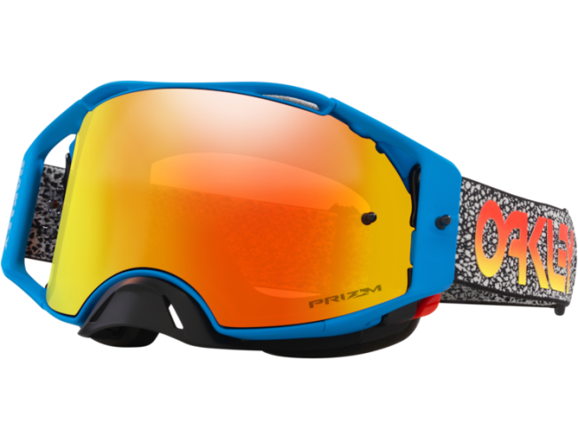 Krossiprillid OAKLEY Airbrake MX Blue Crackle Prizm MX Torch Iridium Blue Crackle Prizm MX Torch Iridium