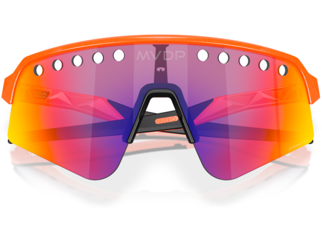 Päikeseprillid OAKLEY Sutro Lite Sweep MVDP Orange Sparkle Prizm Road Mathieu Van Der Poel Orange Sparkle Prizm Road