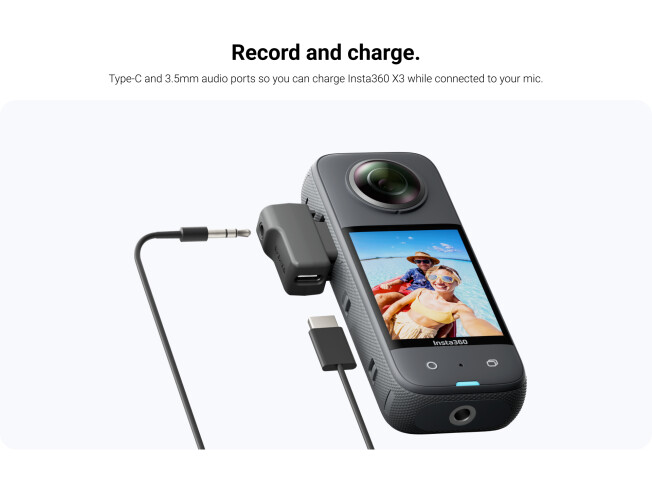 Mikrofoni apdater Insta360 ONE X3