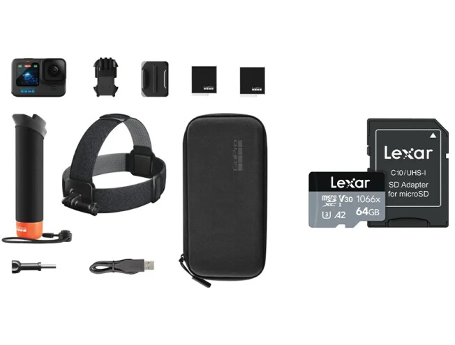 Spordikaamera GoPro HERO12 Black Bundle + 64GB mälukaart Bundle + 64GB mälukaart