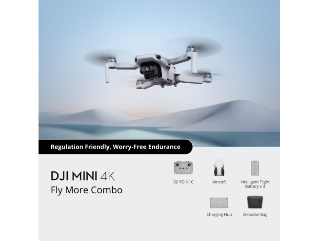 Droon DJI Mini 4K Fly More Combo Fly More Combo