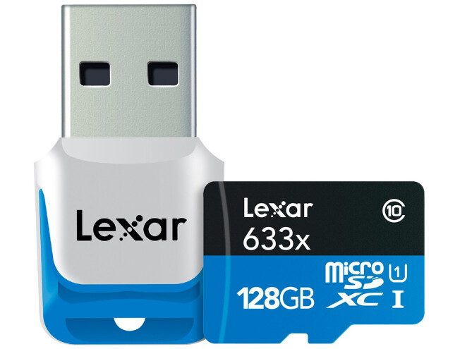 Lexar 633x 128GB microSD class 10 UHS1