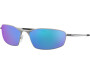 OAKLEY Whisker Satin Chrome Prizm Sapphire Polarized