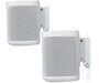 Wall Mount for Sonos One, One SL and Play:1 Pair, White Pair - White